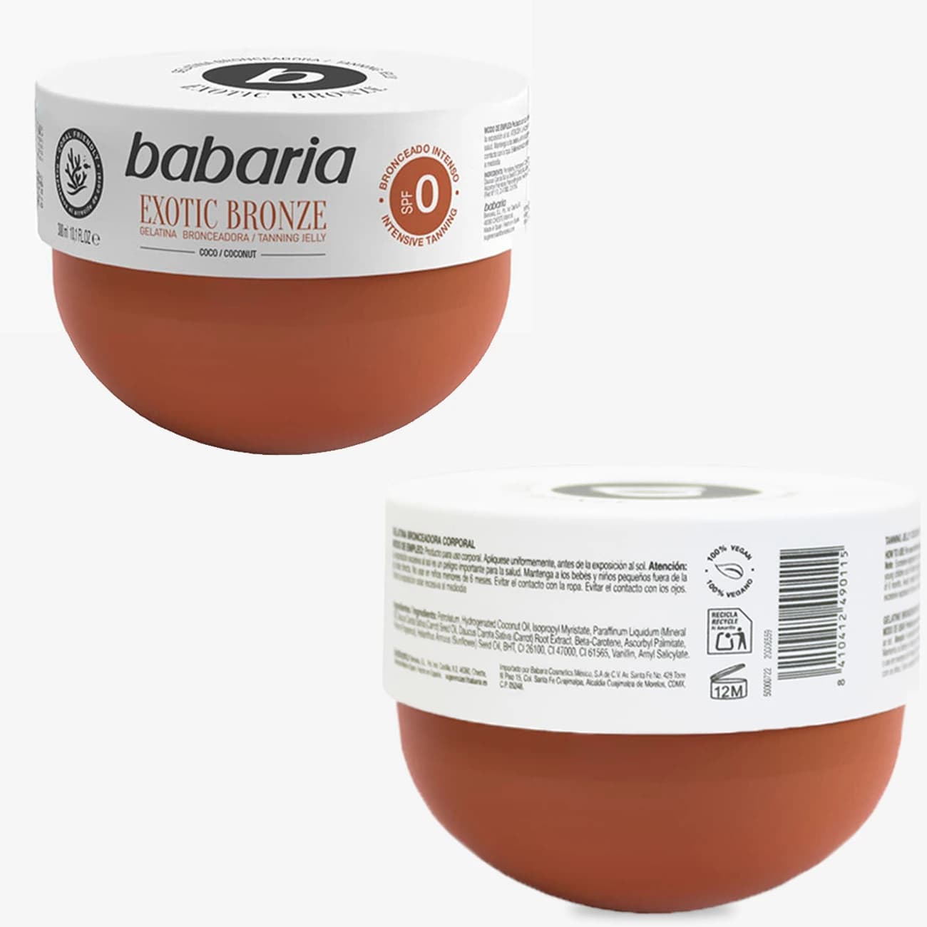 ژل برنزهکننده باباریا (Babaria) مدل Exotic Bronze Coco حجم ۳۰۰ میلیلیتر — تصویر ۲