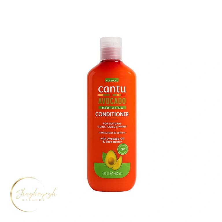 نرم‌کننده داخل حمام آووکادو کنتو | Cantu Hydrating Conditioner Avocado 400ml | کد 3145 — تصویر ۹