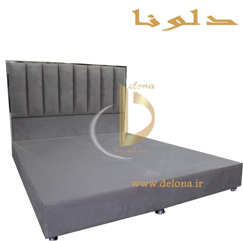 تخت خواب تاج استیل رامونا | سرویس خواب دونفره استیل — تصویر ۵