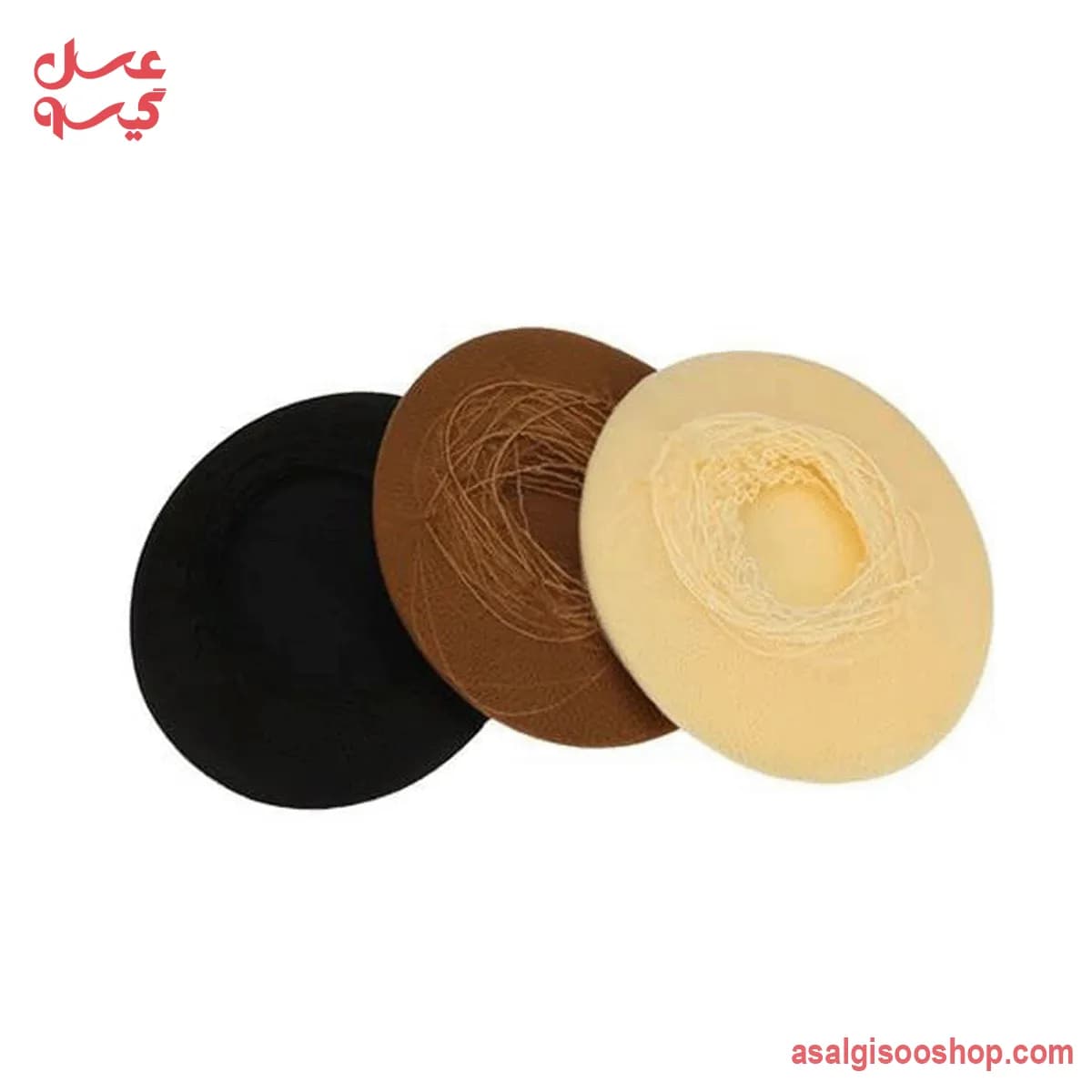 تور شینیون ۱۰۰ عددی حرفه‌ای برای فیکس و نظم شینیون مو | Hair Bun Net Pack 100pcs by Professional | کد 3127