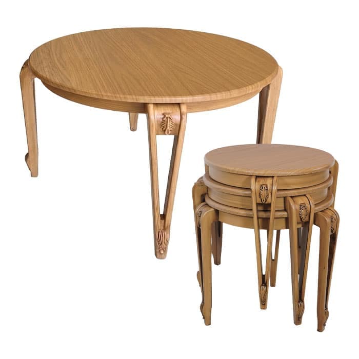 جلومبلی و عسلی مدل CT2164 بدنه MDF وکیوم پایه پلیمری (ABS) — تصویر ۲