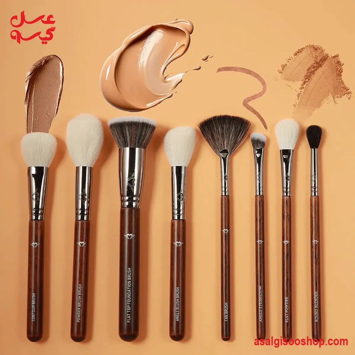 ست براش ۲۰ عددی فوراور۵۲ | Forever52 20pcs Professional Makeup Brush Set (XZ018) | کد 3105 — تصویر ۳