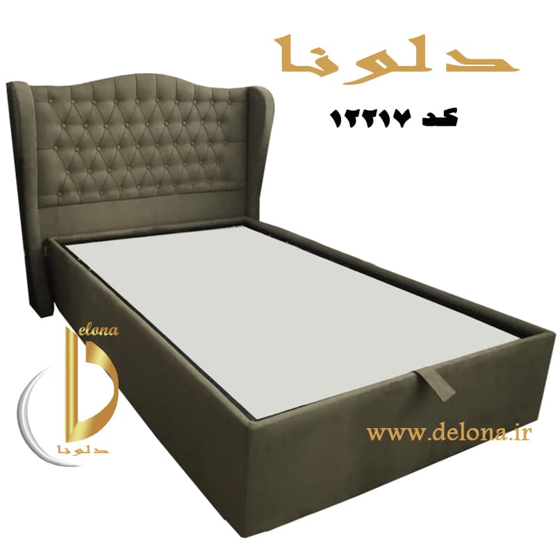 تخت خواب یک نفره مدرن مدل کاترین — تصویر ۸