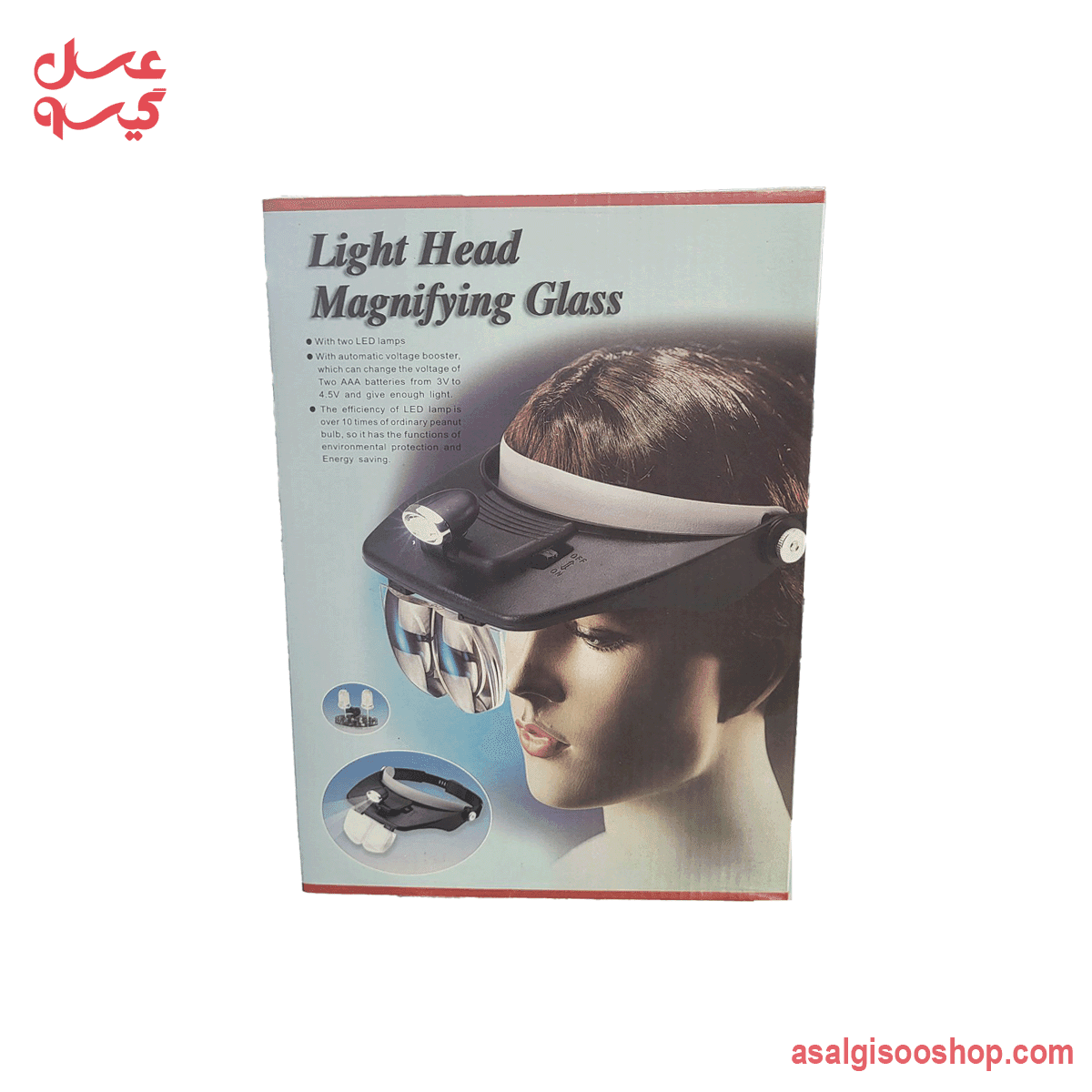ذرهبین هدبندی مدل MG81001-A Headband Magnifier | MG81001-A | کد 3067 — تصویر ۳