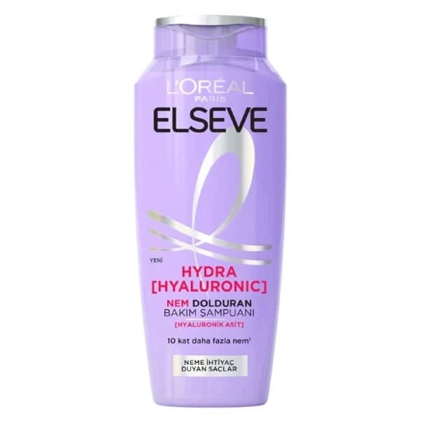 شامپو آبرسان هیالورونیک لورآل پاریس مدل Elseve Hydra Hyaluronic حجم ۷۰۰ میل
