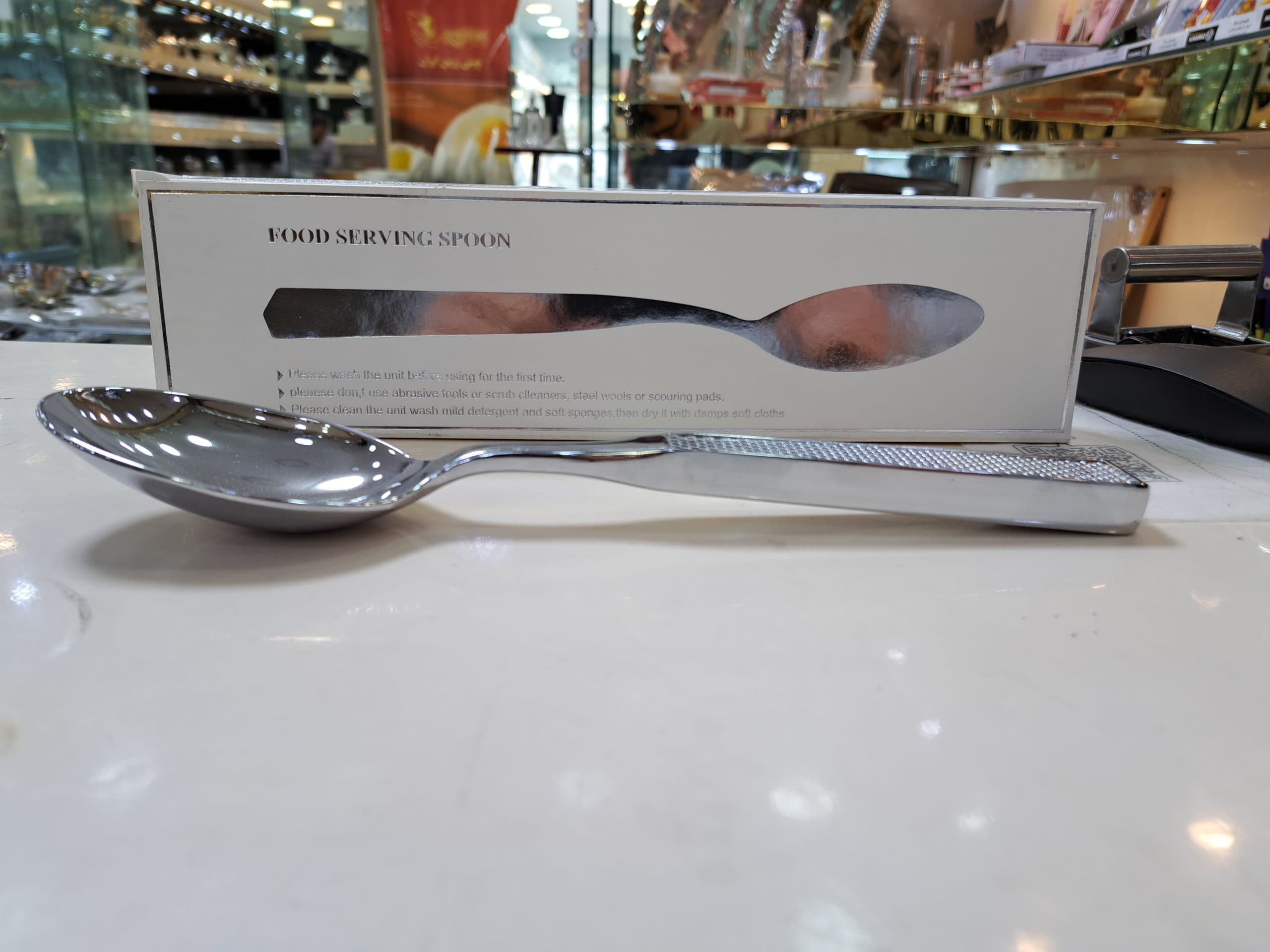 قاشق آجیل تمام استیل — تصویر ۳