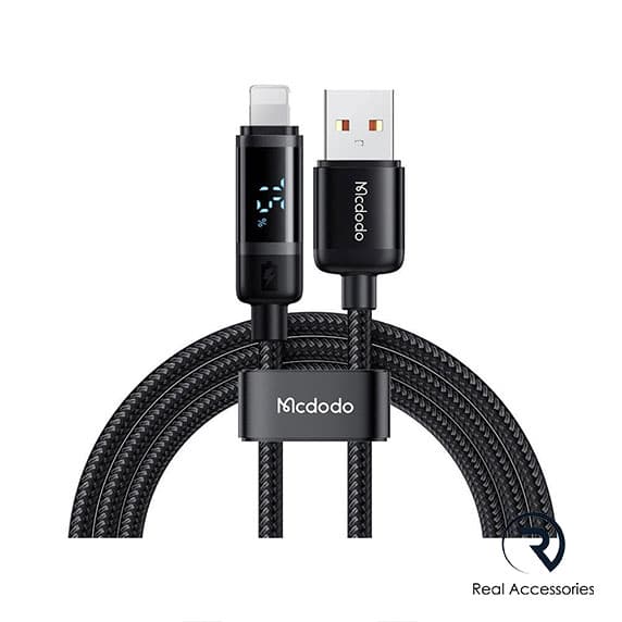 کابل لایتنینگ با نشانگر درصد شارژ مکدودو USB A مدل CA-5000 — تصویر ۵