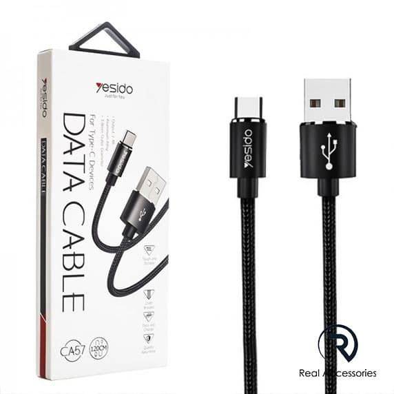 کابل usb به تایپ c یسیدو Yesido مدل ca-57 — تصویر ۲