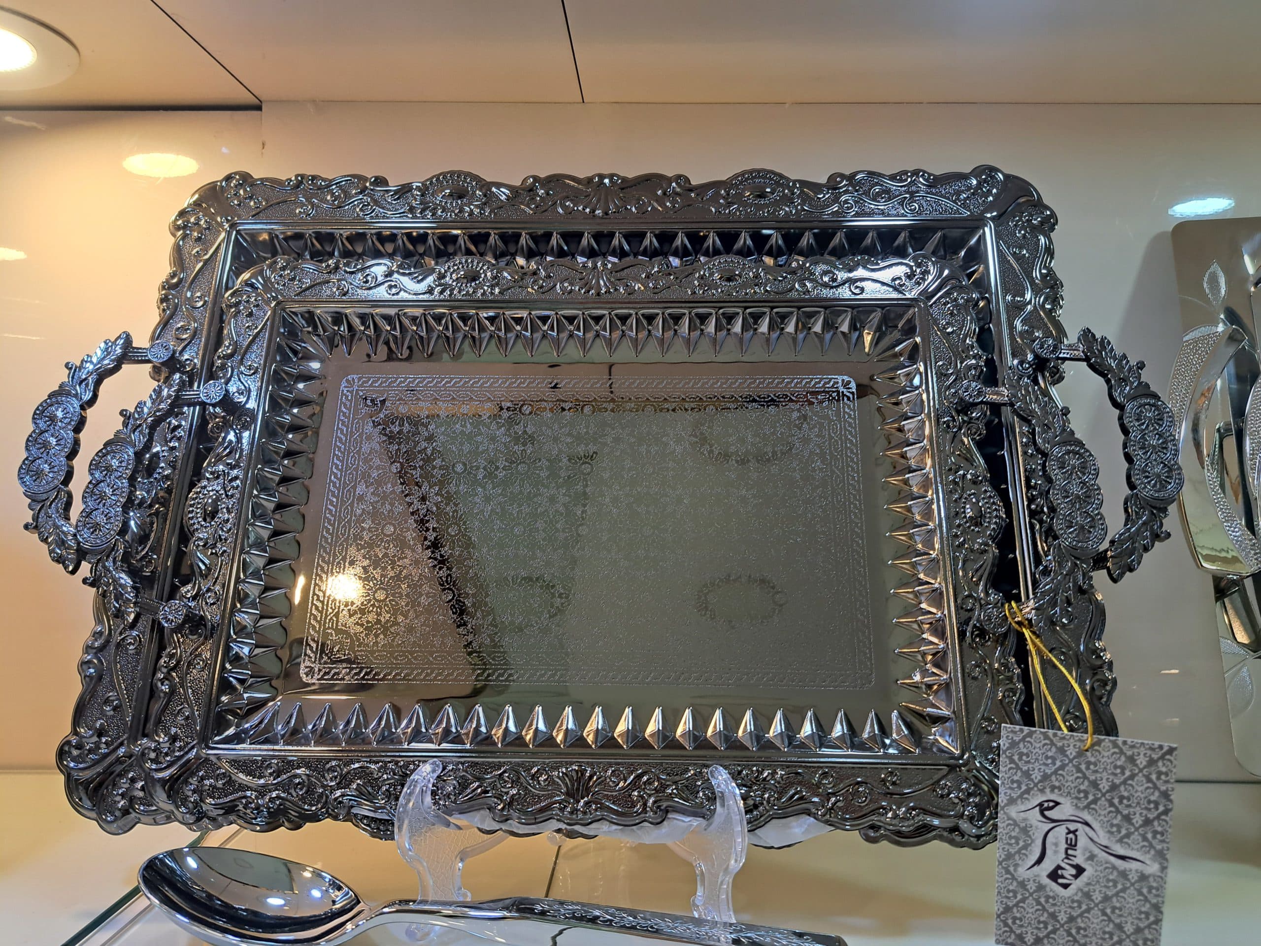 سینی چای وینکس مجموعه 2عددی مشکی — تصویر ۲