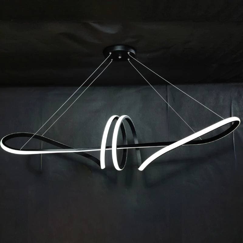 لوستر مدرن SMD طرح پروانه | چراغ آویز LED مینیمال و دکوراتیو — تصویر ۲