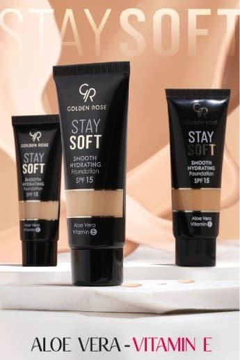 کرم پودر تیوپی آبرسان استی سافت گلدن رز با SPF 15 — تصویر ۷