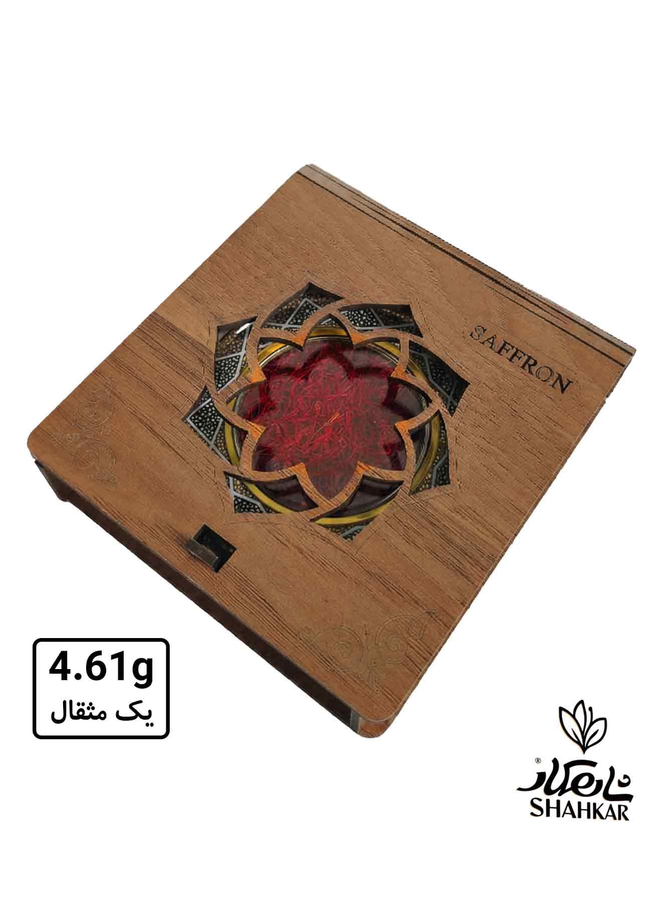 یک مثقال سرگل ممتاز خاتم چوبی شاهکار — تصویر ۲