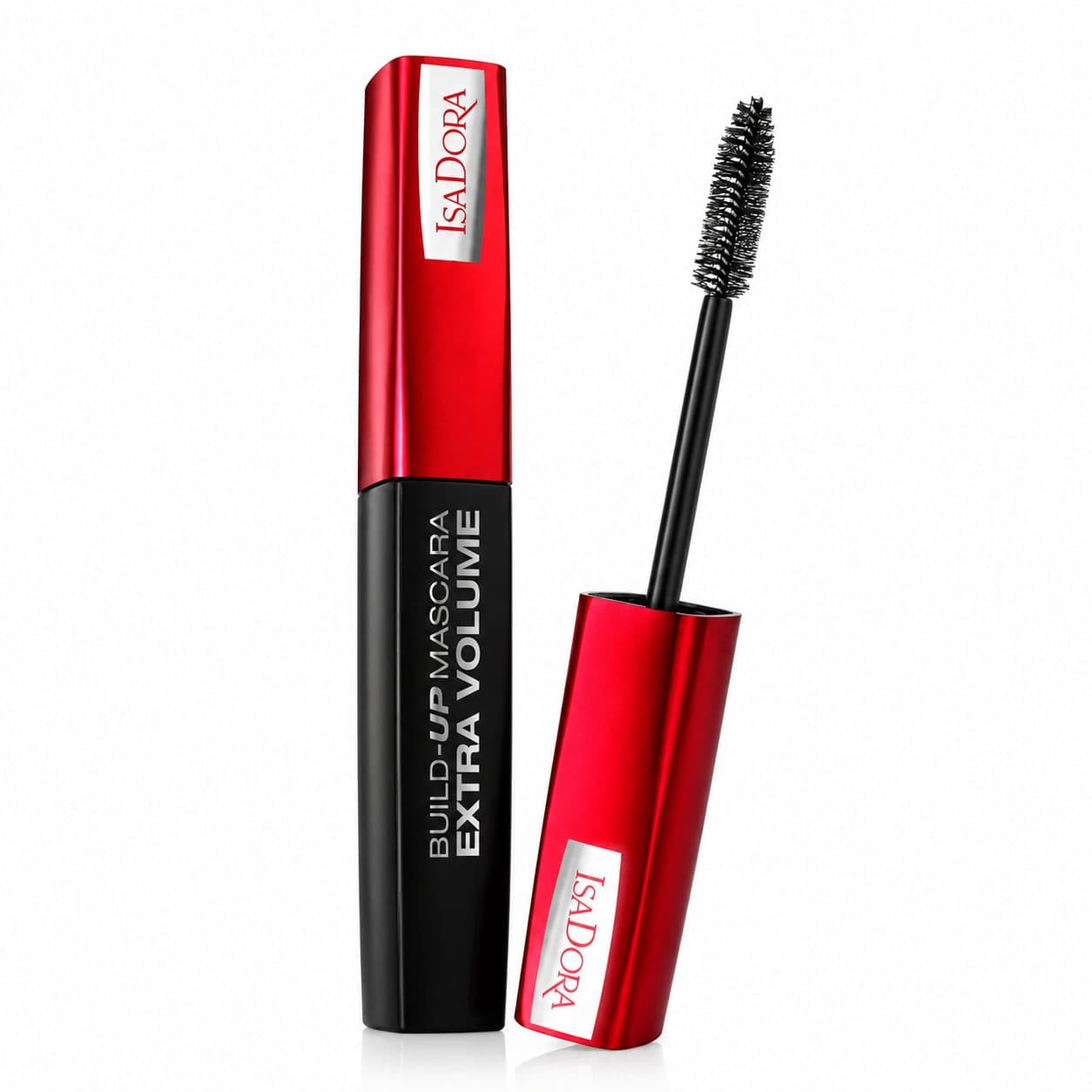 ریمل حجم‌دهنده ایزادورا مدل Build-Up Mascara Extra Volume اورجینال حجم‌دهی قابل ساخت و تفکیک مژه‌ها