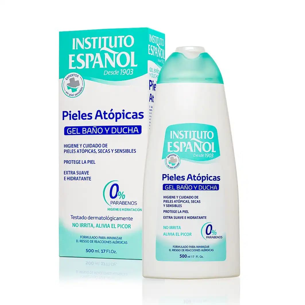 شامپو بدن پوست آتوپیک Gel Baño y Ducha Pieles Atópicas اینستیتوتو اسپانول ۳۰۰ میل — تصویر ۲