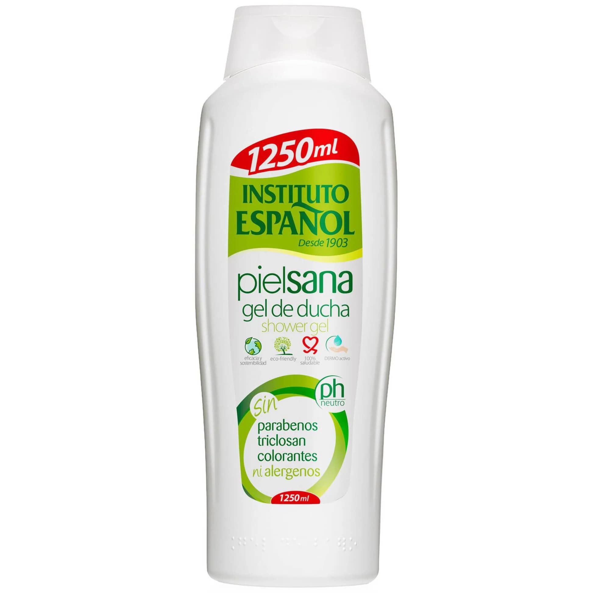 شامپو بدن اینستیتوتو اسپانول – رایحههای متنوع مراقبت پوست Instituto Español Shower Gel 1250ml — تصویر ۴