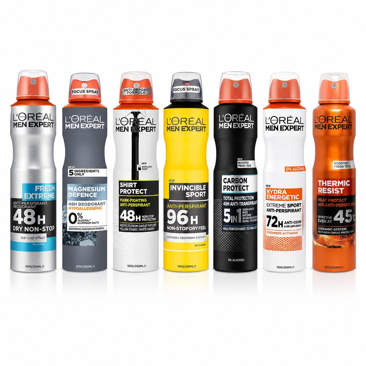 اسپری دئودورانت مردانه لورال من اکسپرت L’Oréal Men Expert Deodorant Spray حجم 250 میل اورجینال