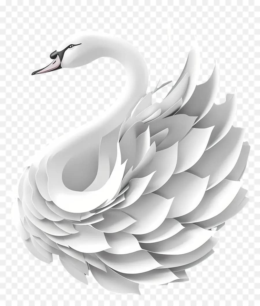 دانلود فایل png بدون بکگراند طرح قو — تصویر ۲