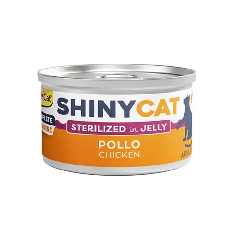 کنسرو گربه عقیم شده جیم کت با طعم مرغ در ژله GimCat Sterilized Cat Canned Food With Chicken وزن 70 گرم