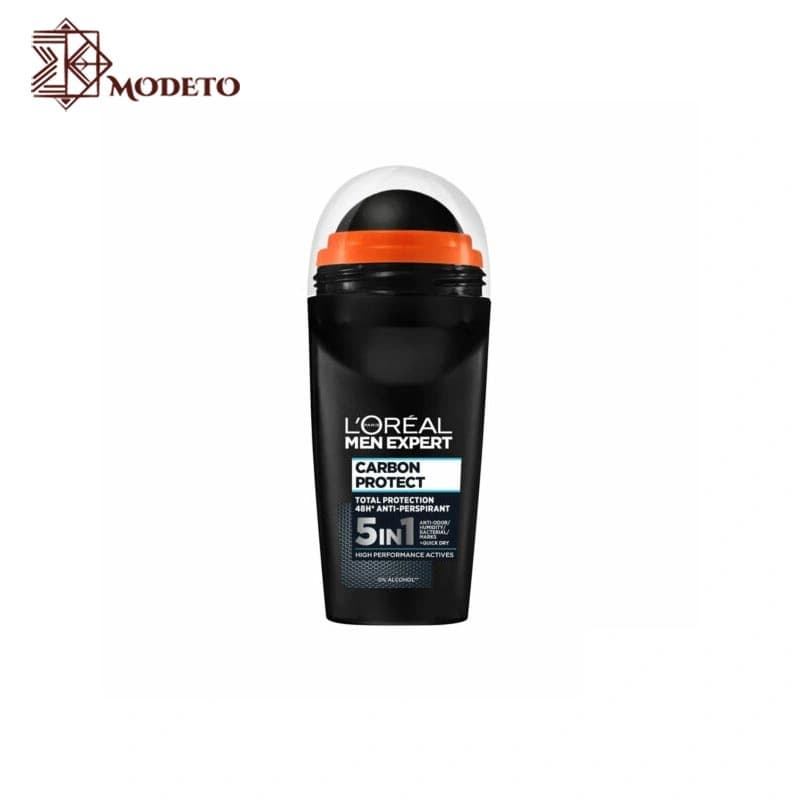 رول ضد تعریق مردانه Carbon Protect 5 In 1 لورال 50 میل