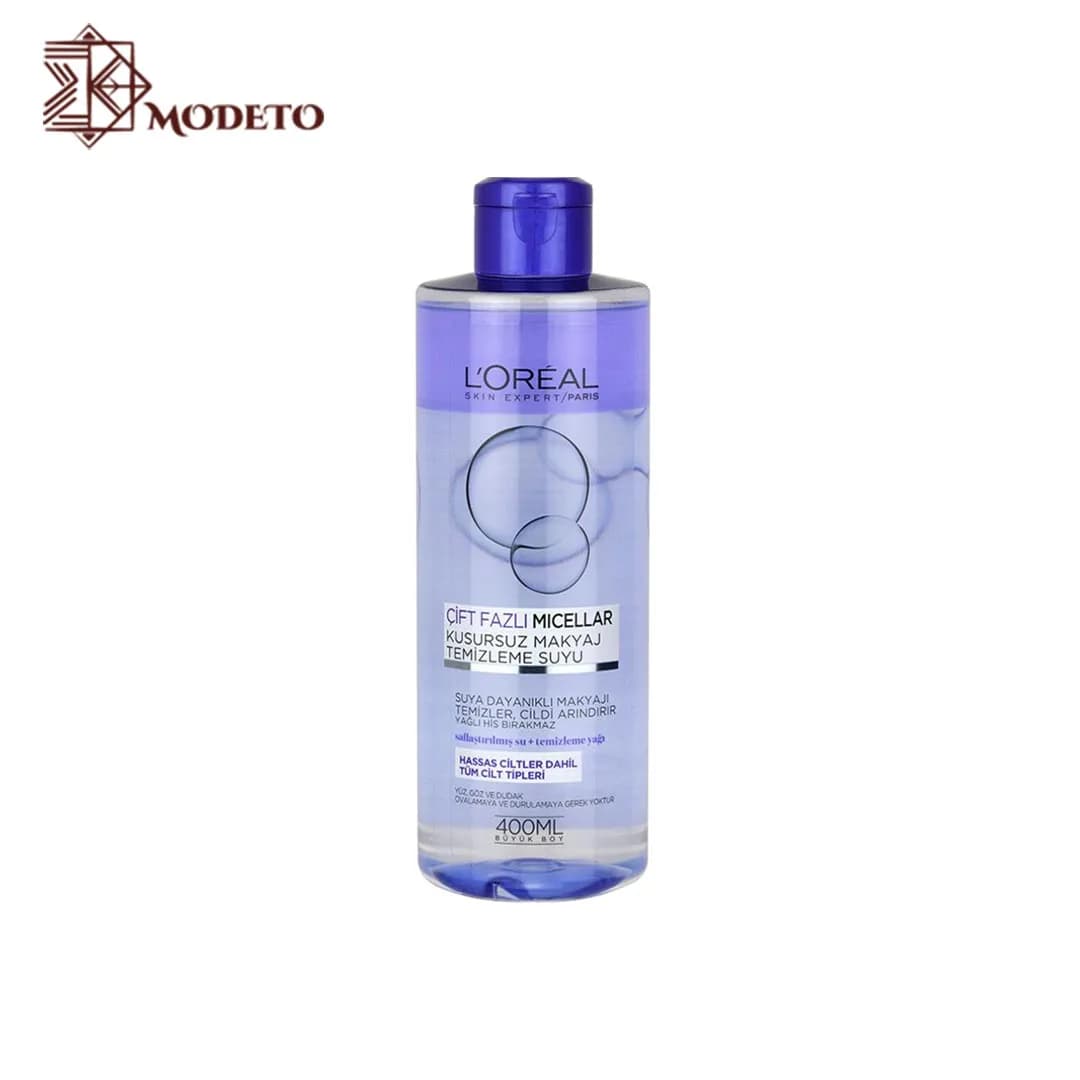 میسلار واتر دو فاز لورال 400ml — تصویر ۲
