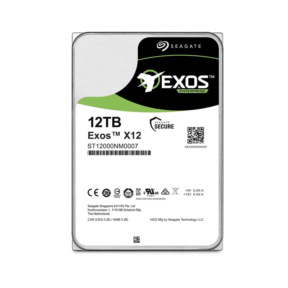 هارد دیسک سرور سیگیت مدل Exos X14 ST12000NM001G ظرفیت 12 ترابایت » مرکز بازیابی و تعمیر هارد خط سبز