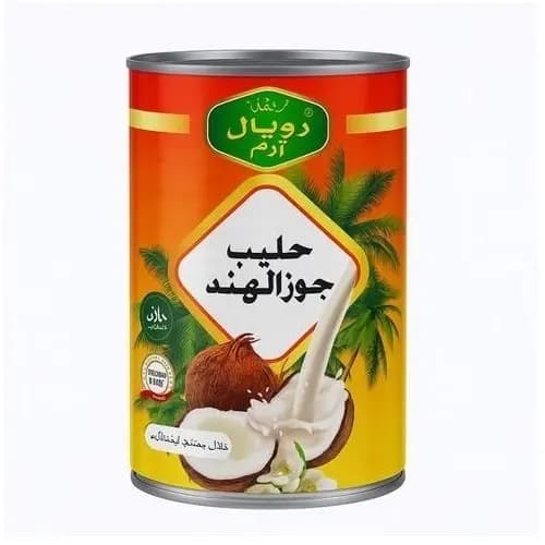 شیر نارگیل بدون شکر رویال آرم - 400 میلی لیتر