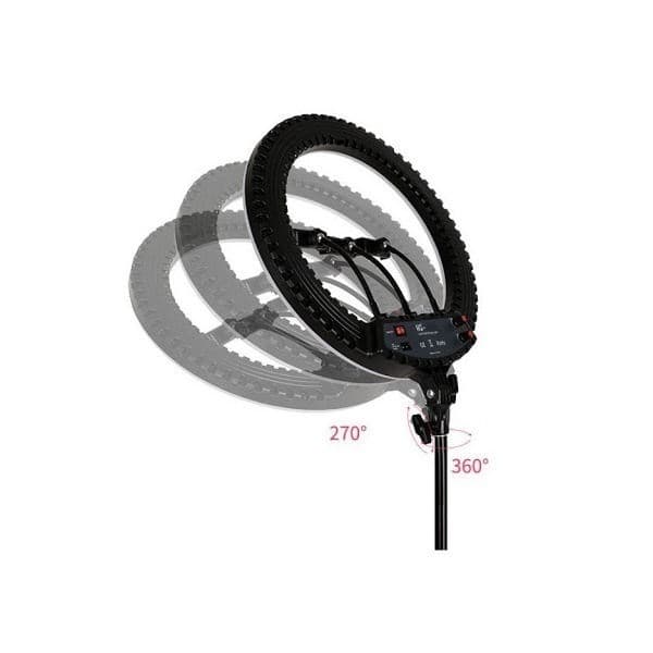 رینگ لایت اچ کیو مدل 18N همراه سه پایه — تصویر ۳