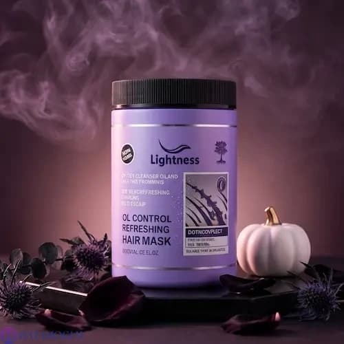 ماسک مو لایتنس برای موهای چرب 1000 میل | Biotin و کنترل چربی — تصویر ۲