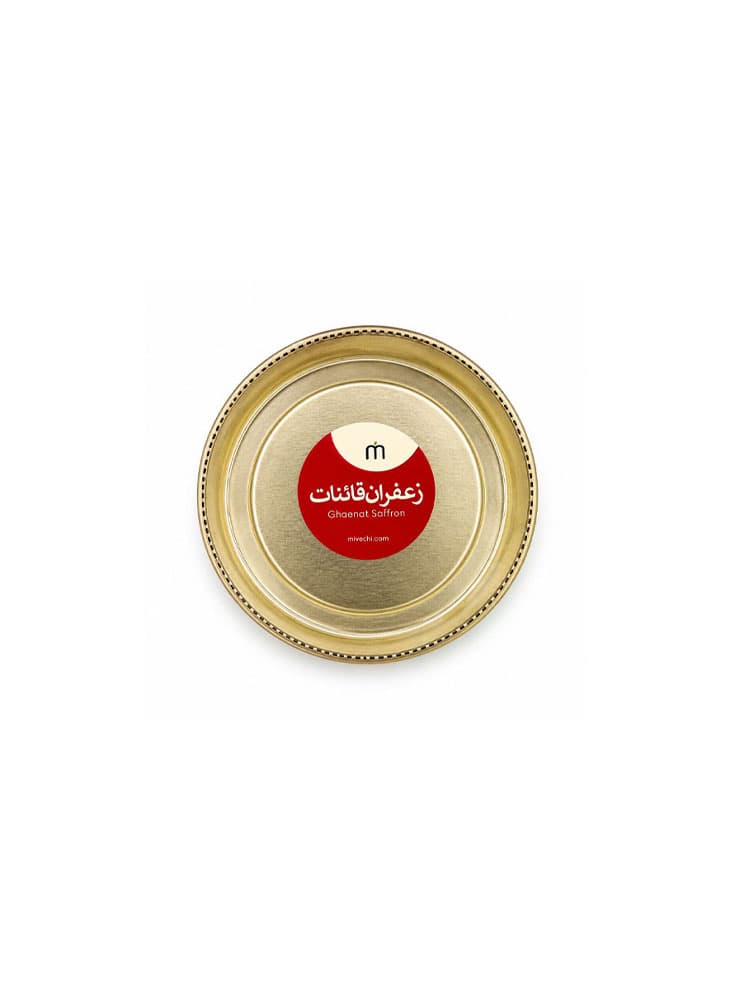 زعفران قائنات نیم مثقال (فلزی خاتم) — تصویر ۲