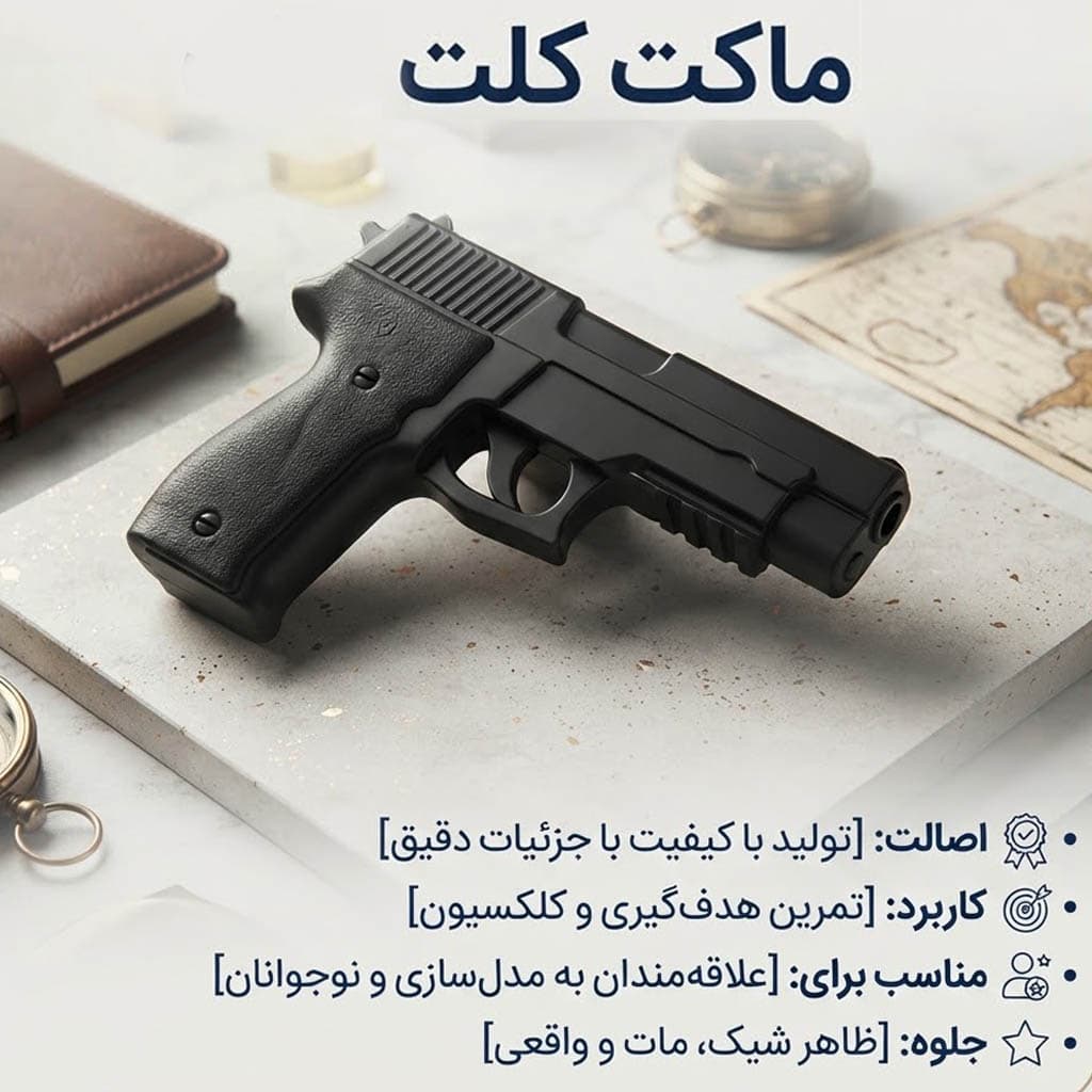 ماکت سلاح کلت زیگزاور — تصویر ۲
