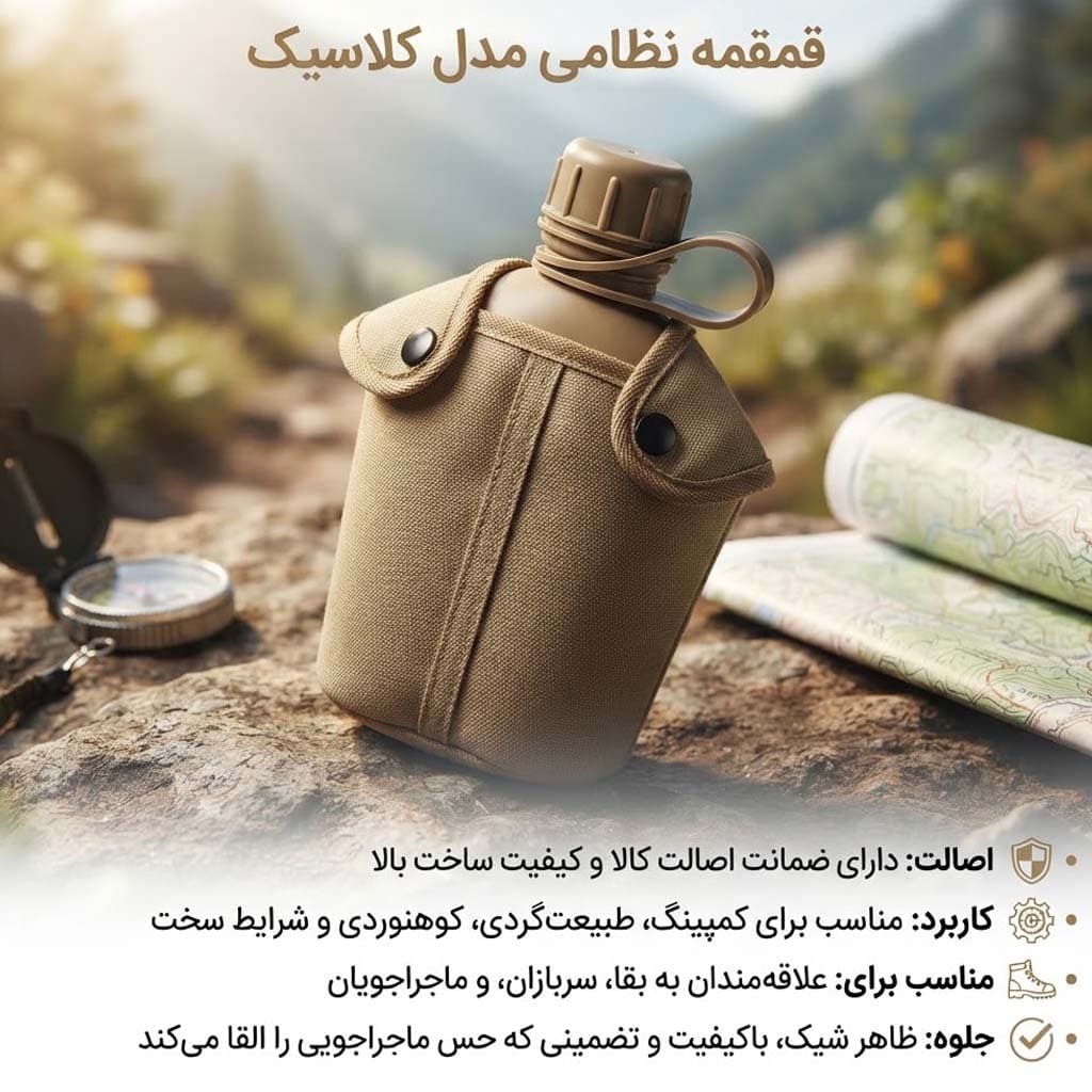 قمقمه سربازی و نظامی — تصویر ۲