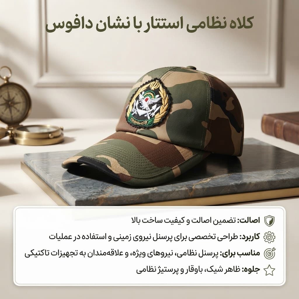 کلاه فرم استتار نیروی زمینی ارتش