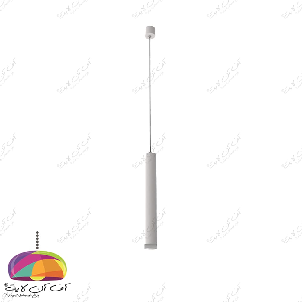 چراغ آویز LED روکار 45 سانت مدل پندالوکس مازی نور — تصویر ۴