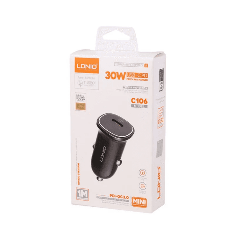 شارژر فندکی الدینیو مدل LDNIO C106 — تصویر ۵