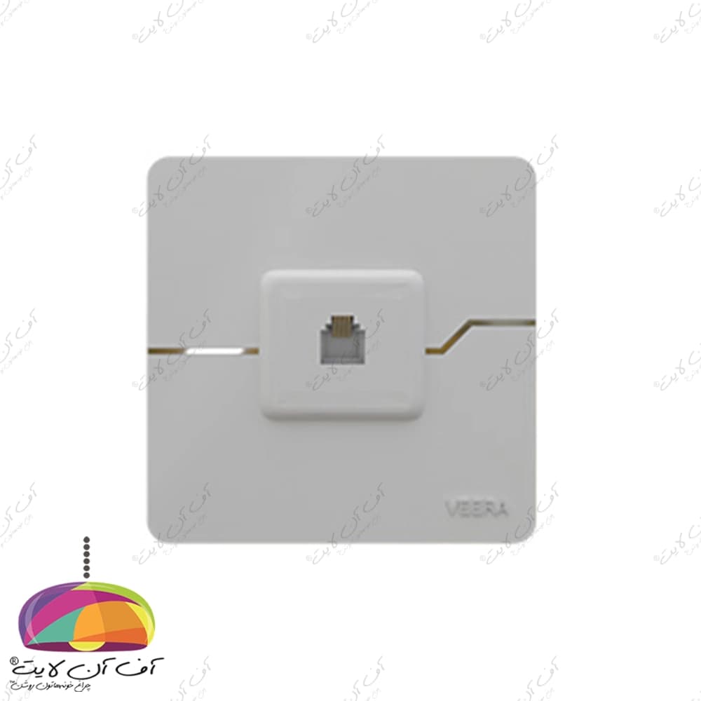 پریز سوکت شبکه مدل T2 ویرا الکتریک — تصویر ۳