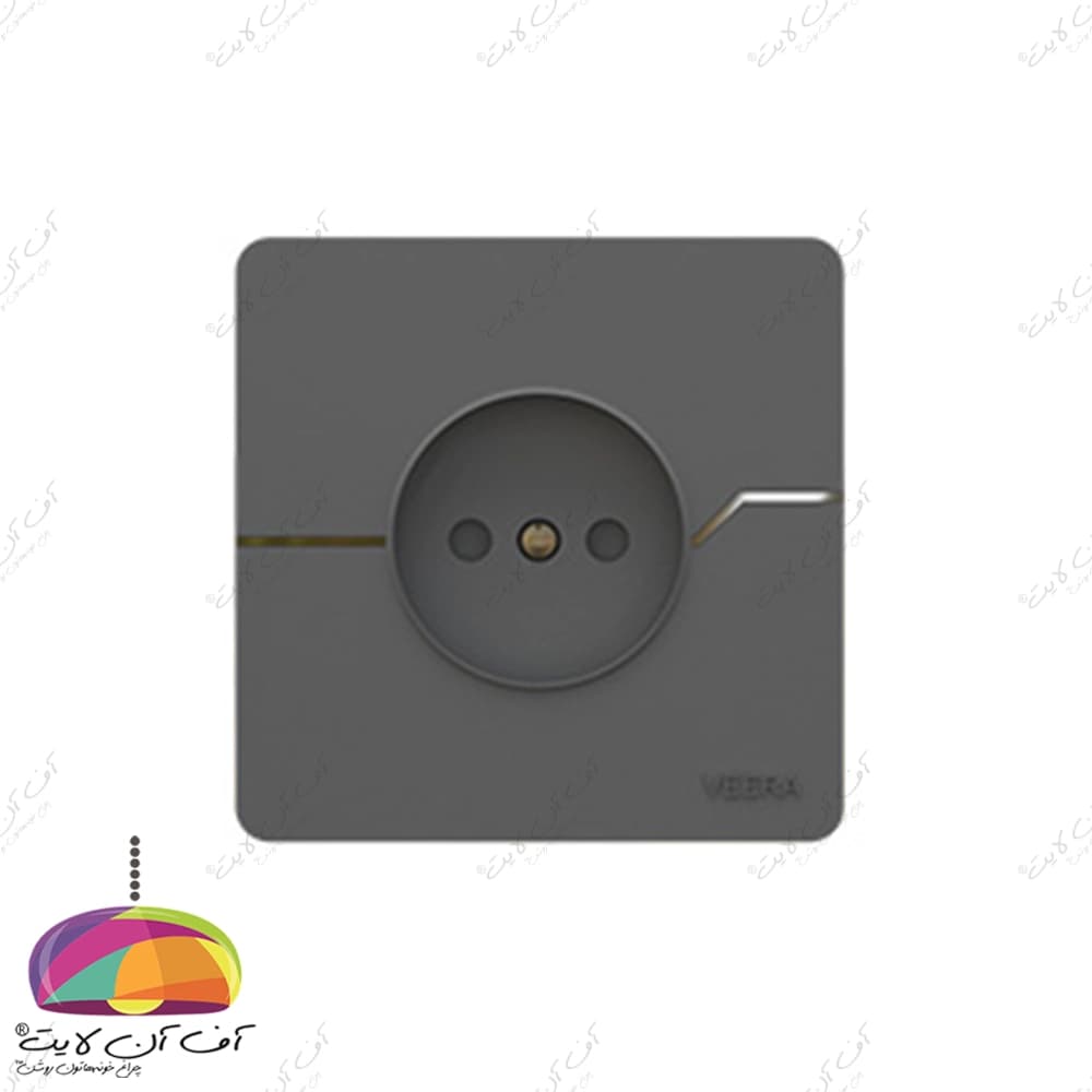پریز ساده مدل T2 ویرا الکتریک — تصویر ۳