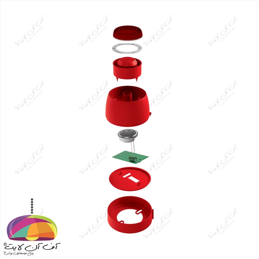 آژیر فلاشر کانونشنال ZITEX مدل ZI-SS-88 — تصویر ۳