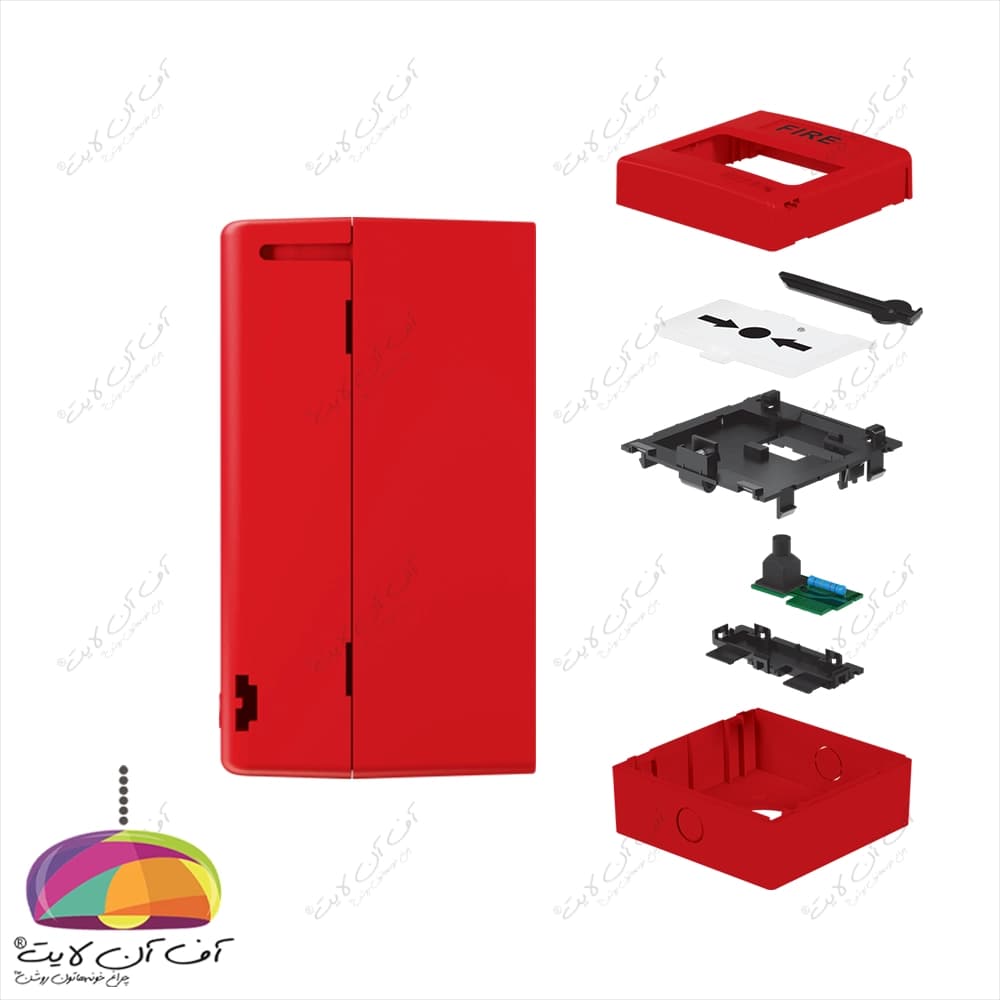 شستی اعلام حریق کانونشنال ZITEX مدل ZI-CP-95 — تصویر ۳