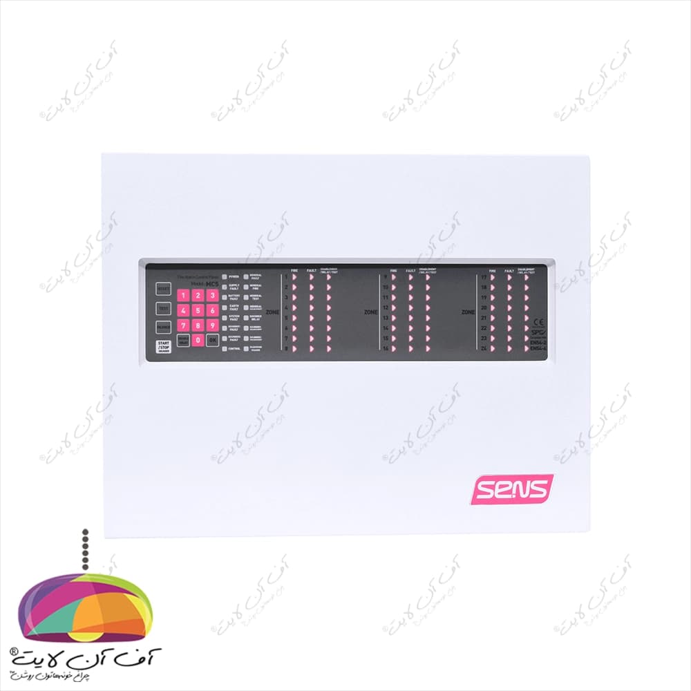 مرکز کنترل اعلام حریق MC5 کانونشنال 24 زون SENS — تصویر ۳