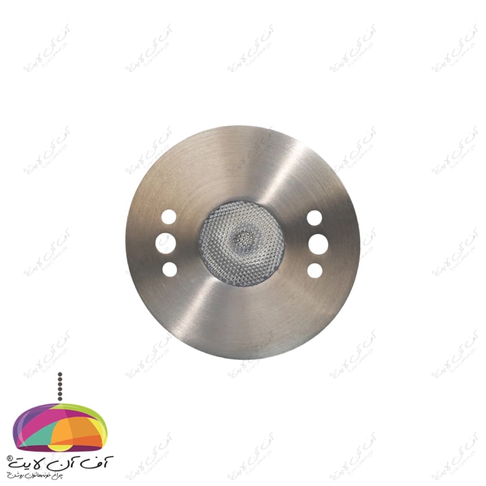 چراغ استخری توکار 3 وات بدنه استیل LEDMAN — تصویر ۴