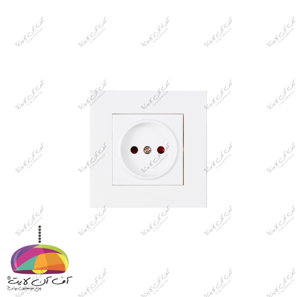 پریز برق ساده مدل آرام خیام الکتریک