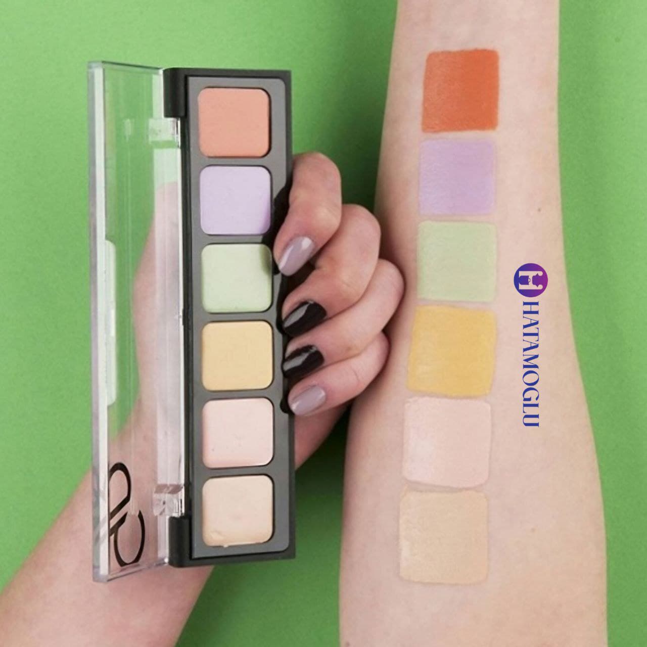 پالت کانسیلر كوركتور کاموفلاژ گلدن رز — تصویر ۴