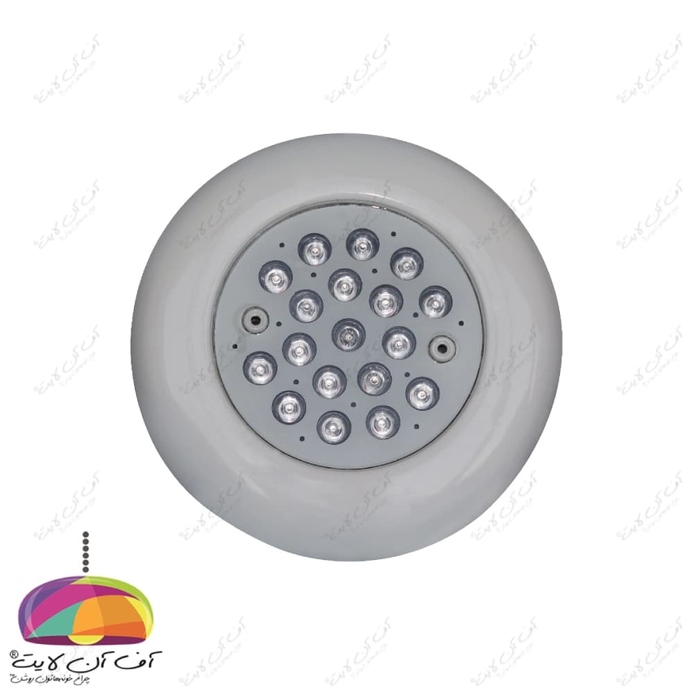 چراغ استخری روکار فلت 54 وات RGB فول کالر EMAX — تصویر ۳