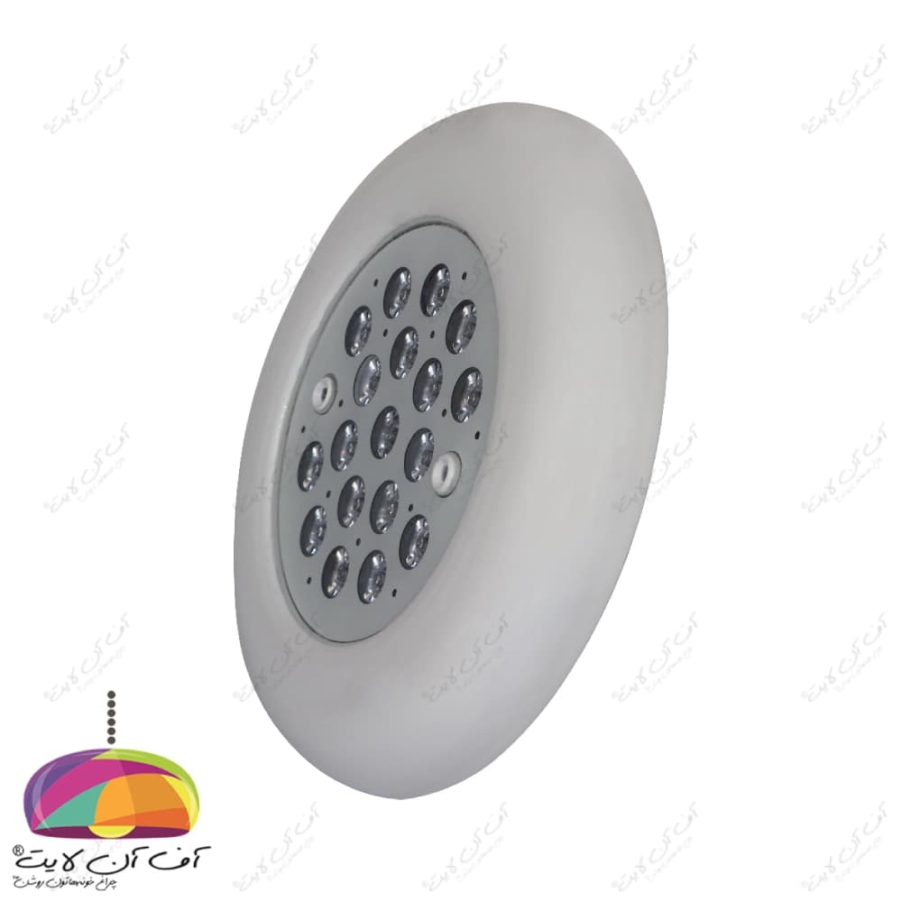 چراغ استخری روکار فلت 54 وات RGB فول کالر EMAX — تصویر ۲