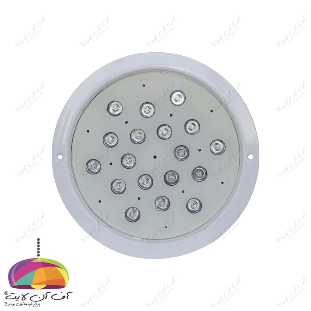 چراغ استخری توکار 54 وات RGB فول کالر EMAX — تصویر ۳