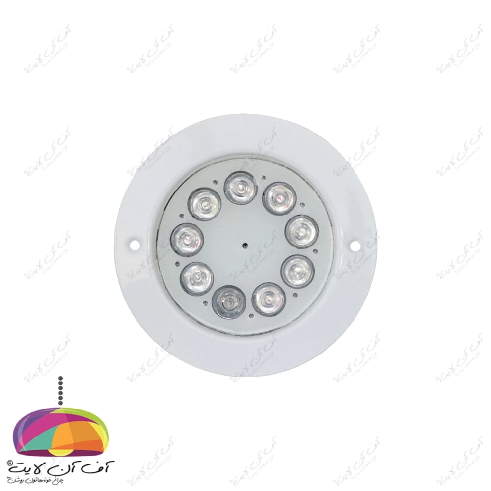 چراغ استخری توکار 9 وات RGB مولتی کالر EMAX — تصویر ۳