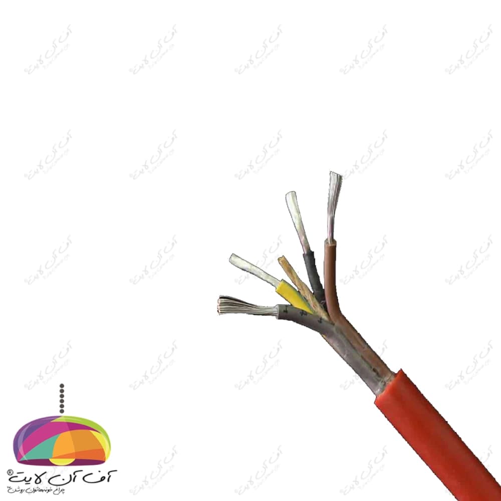 کابل 2.5×4 نسوز سیلیکونی یاقوت — تصویر ۴