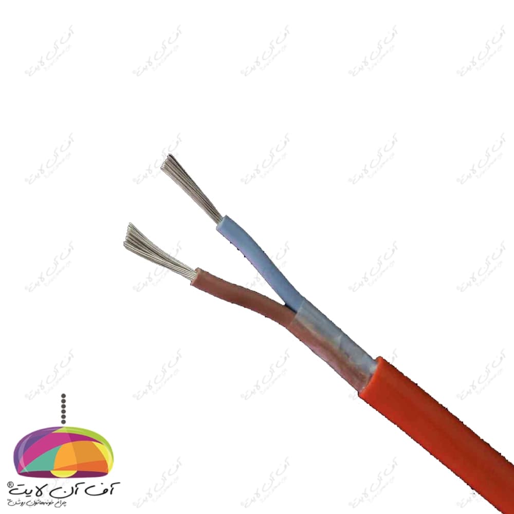 کابل 2.5×2 نسوز سیلیکونی یاقوت — تصویر ۲