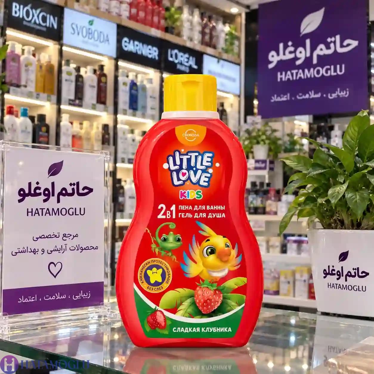 شامپو بدن و کف وان توت فرنگی اسوبودا ۴۰۰ میل — تصویر ۴