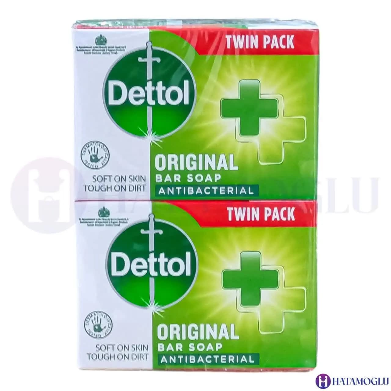 صابون آنتی باکتریال دتول بسته 2 تایی
